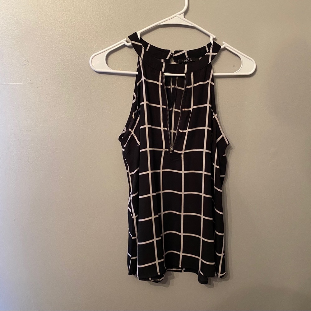 Checkered blouse